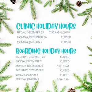 2022 Holiday Hours for Old Dominion Animal Hospital
