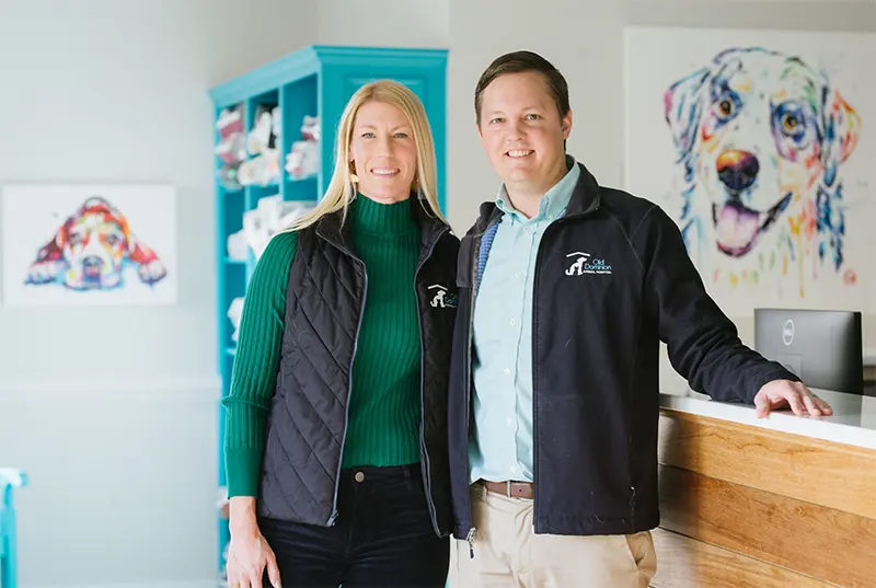 Dr. Allison Kramer and Dr. Garrett Wood