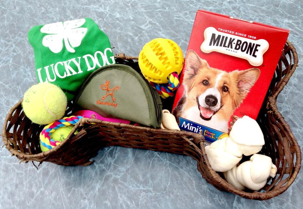 dog toy gift baskets